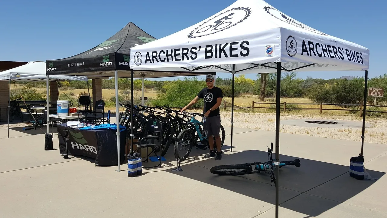 Demo day at McDowell Mountain Regional Park e-bikes are legal